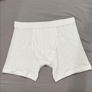 NEW 100% Organic Linen Men's White Boxer Briefs